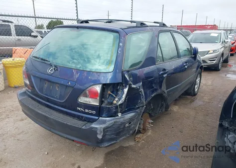2001 Lexus Rx 300 from USA, damaged, VIN JTJGF10U610084555